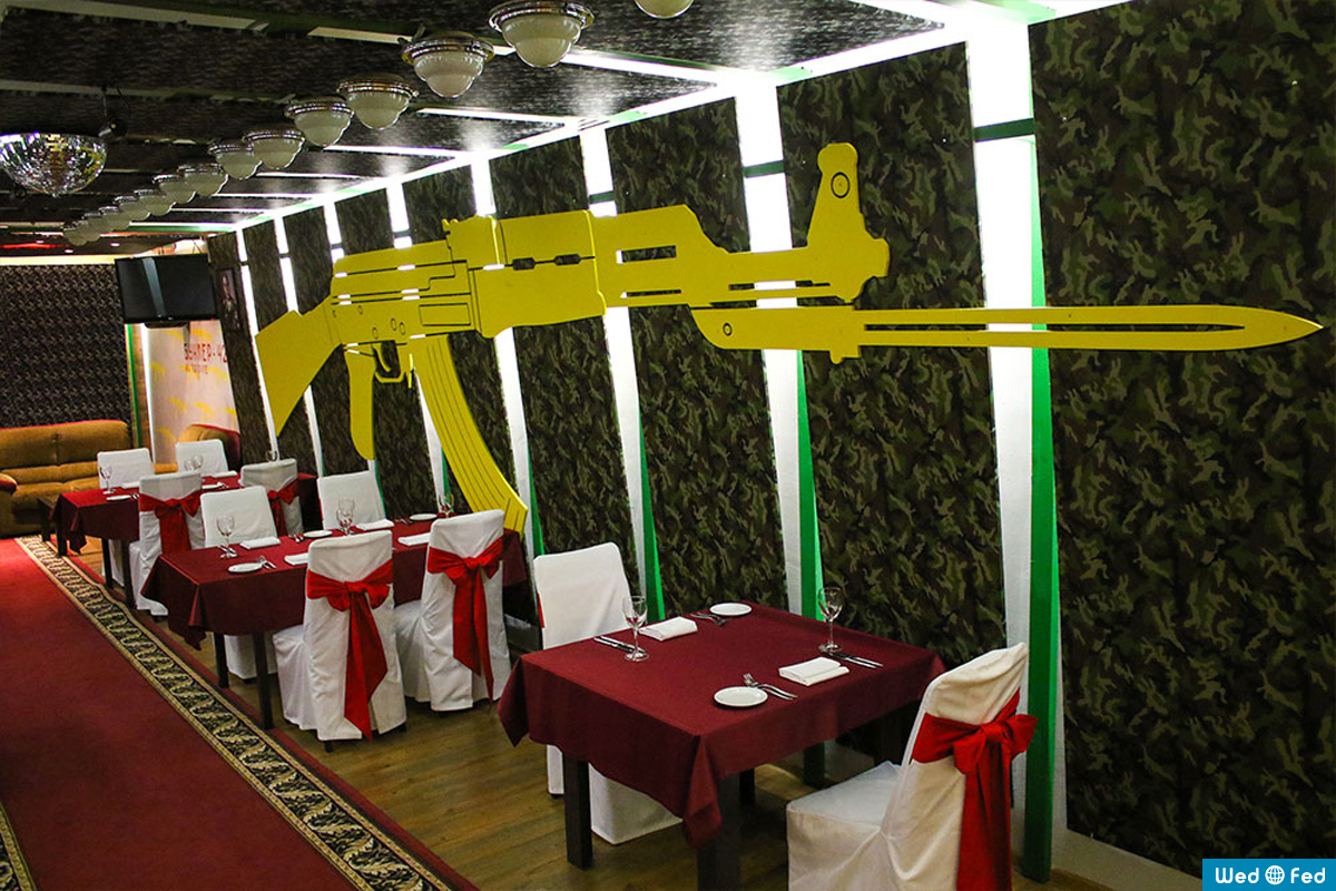 Ресторан Бункер-42. Зеленый зал.