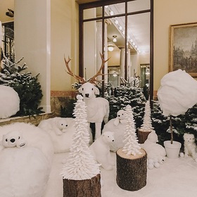 Студия Maria German decor создала рождественскую сказку  в Moscow Metropol Hotel
